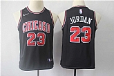 Youth Bulls 23 Michael Jordan Black Nike Swingman Jersey,baseball caps,new era cap wholesale,wholesale hats